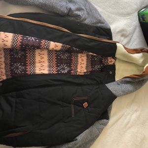 Fleece winter jacket
